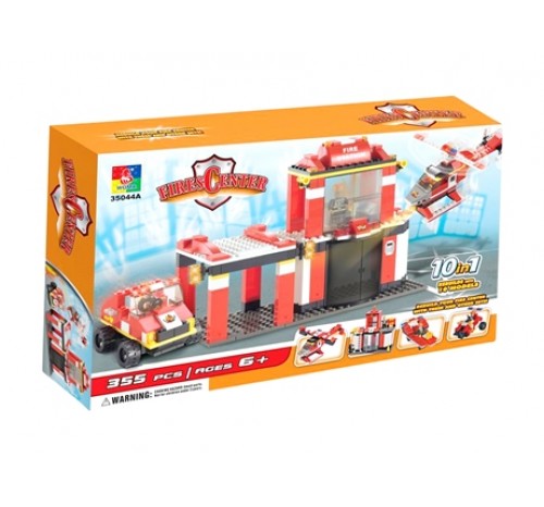 BLOCKLERS FIRE STATION KIT MASSIVE 373 PIECES Fits Lego *5in1 Builder bricks 